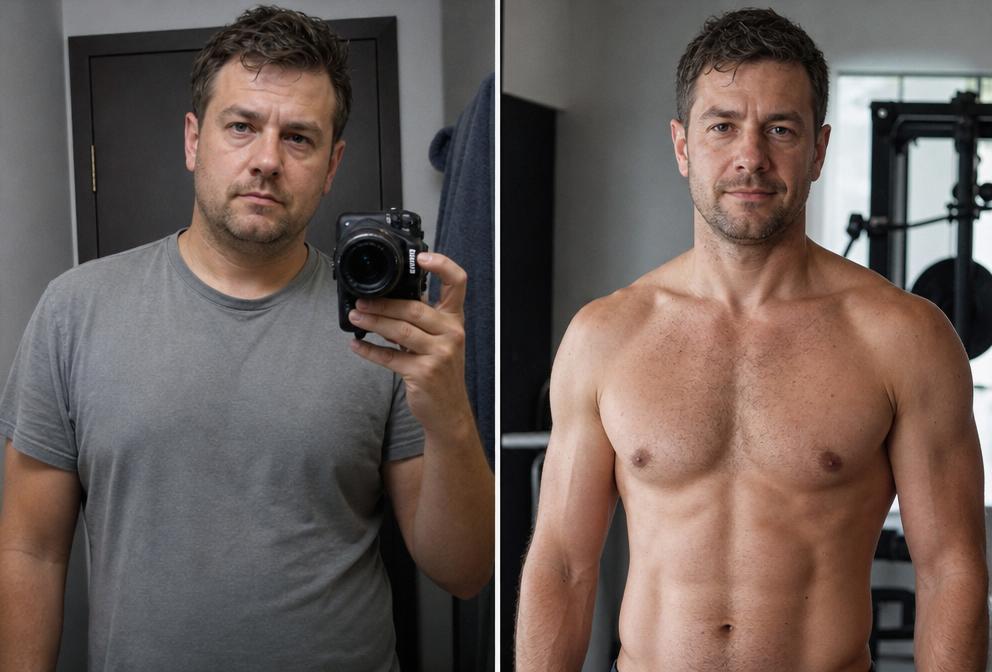 Marcus R., 42 before and after